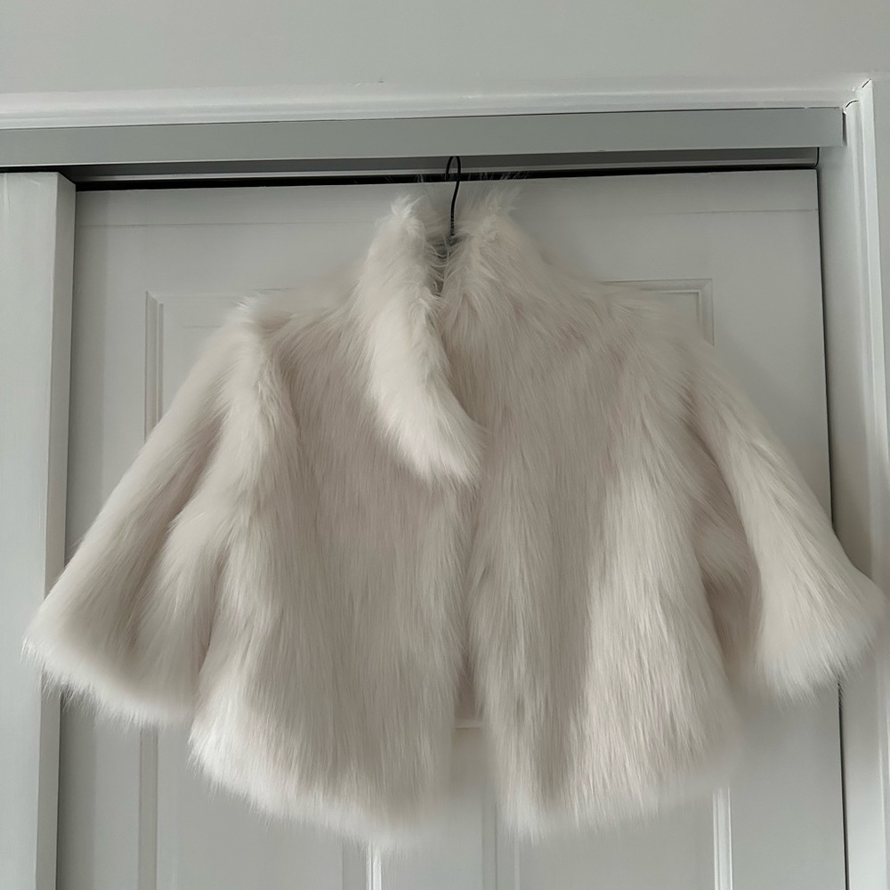 Anthropologie Unreal fur Desire cropped jacket bolero